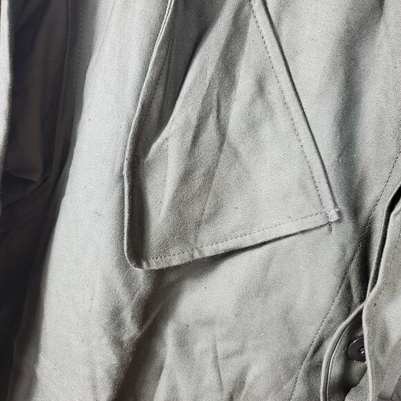 Vintage KL Army Surplus Green Cotton Utility Jacket Size M - Picture 7 of 11